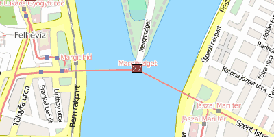 Stadtplan Margaretenbrücke