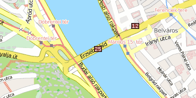 Stadtplan Elisabethbrücke