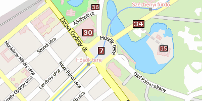Stadtplan Heldenplatz