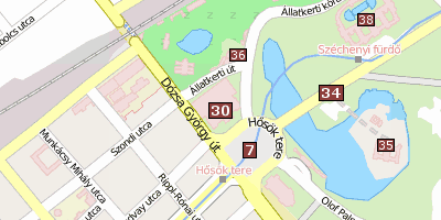 Stadtplan Museum der Bildenden Künste