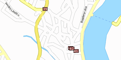 Stadtplan Szentendre