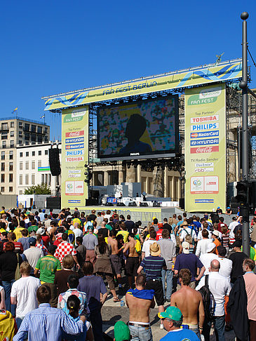 Foto Showbühne am Brandenburger Tor
