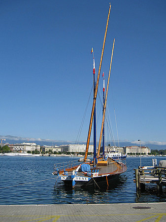 Fotos Boote im Hafen | Genf