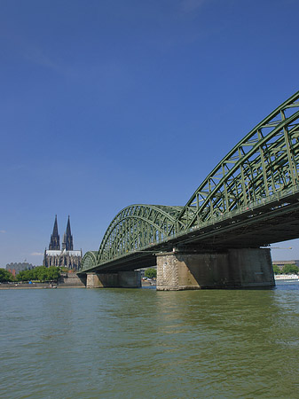 Hohenzollernbrücke am Kölner Dom