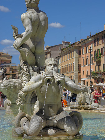 Neptun am Meeresbrunnen Foto 