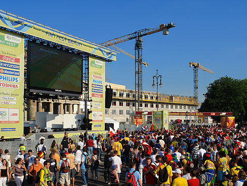 Foto Showbühne am Brandenburger Tor