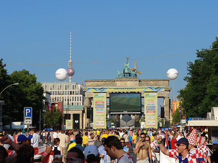 Foto Brandenburger Tor und Fernsehturm