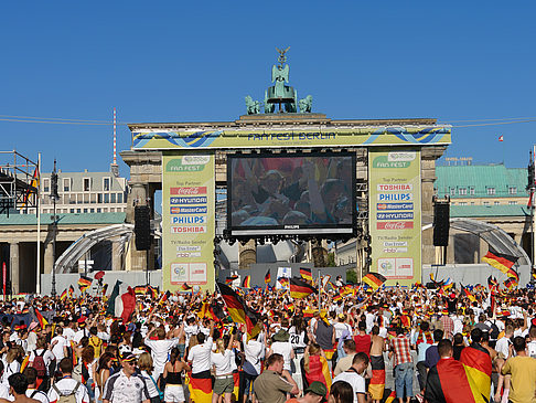 Leinwand und Fans