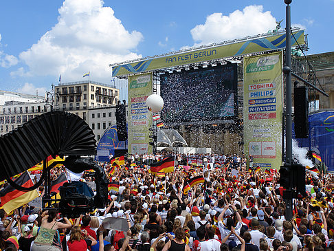 Leinwand und Fans