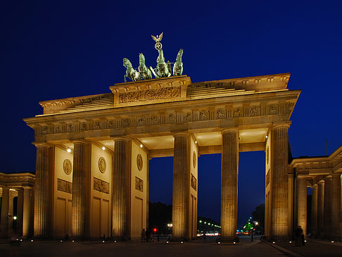 Foto Brandenburger Tor bei Nacht