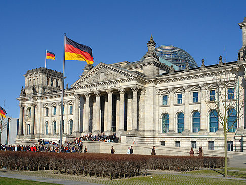 Blick auf Reichstag Fotos
