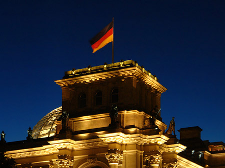 Foto Reichstag bei Nacht