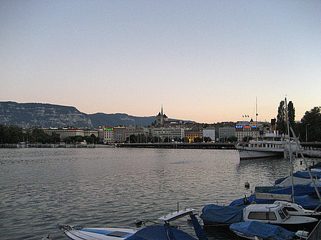 Foto Boote im Hafen - Genf