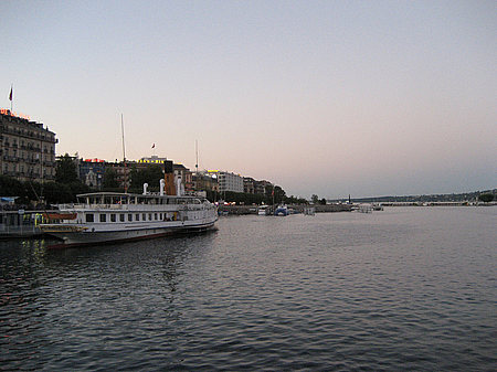 Foto Boote im Hafen - Genf