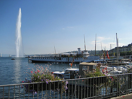 Foto Boote im Hafen - Genf