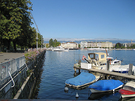 Foto Boote im Hafen - Genf
