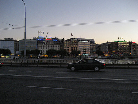 Genfer See bei Nacht Foto 