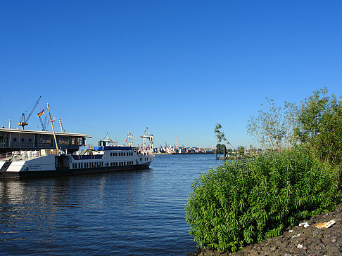 Blick auf den Hafen Fotos