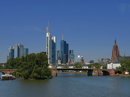 Skyline von Frankfurt Foto 