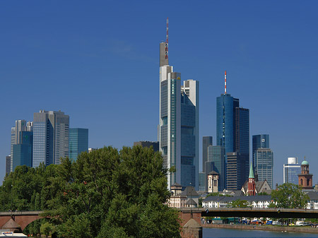 Skyline von Frankfurt Foto 