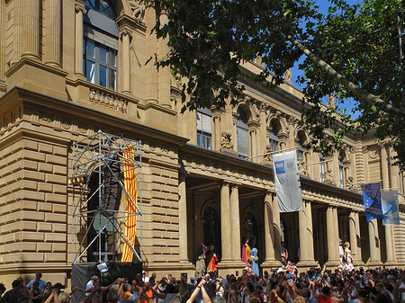 Fotos Wertpapierbörse mit Flaggen | Frankfurt am Main