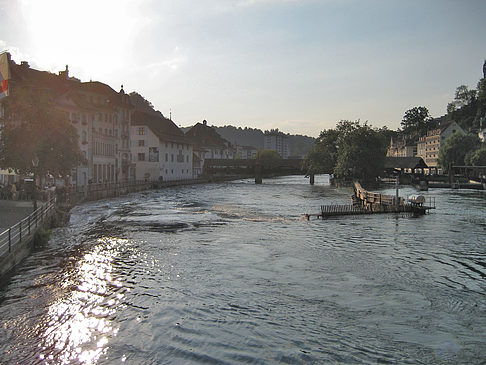 Blick über Wasser Foto 