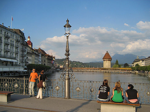 Wasserturm und Kapellbrücke Foto 
