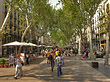 Cafe in der La Rambla Fotos