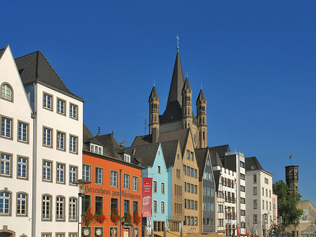 Groß St Martin hinter Fischmarkt Foto 
