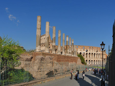Fotos Kolosseum mit dem Forum Romanum | Rom
