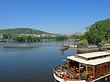 Foto Schiff auf dem Fluss - Prag
