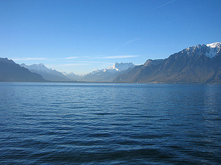 Blick über Wasser