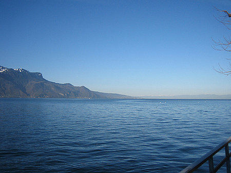 Fotos Blick über Wasser | Vevey