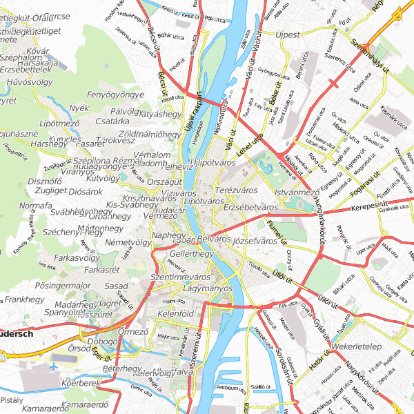 Budapest Übersicht